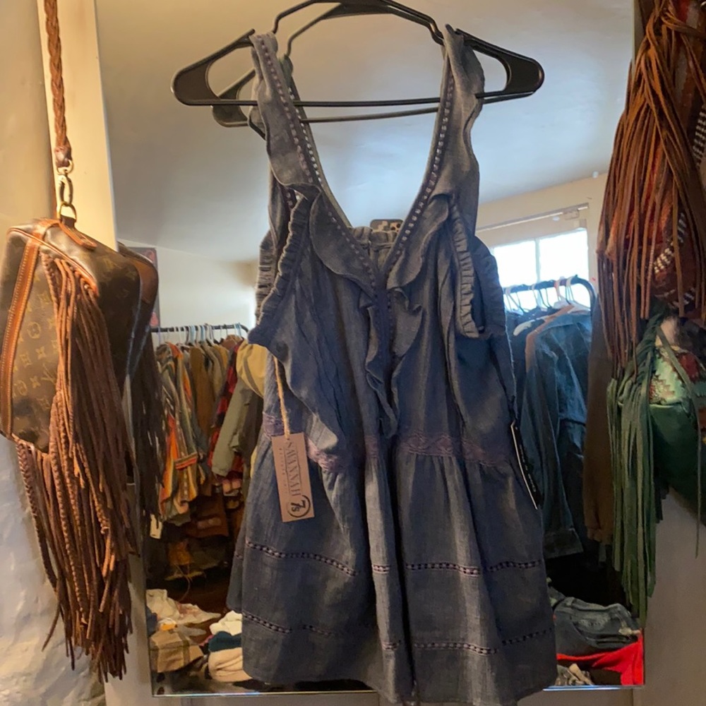 Denim tank top